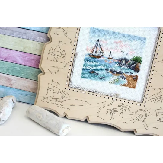 Cross stitch kit "On the sea wave" SM-642