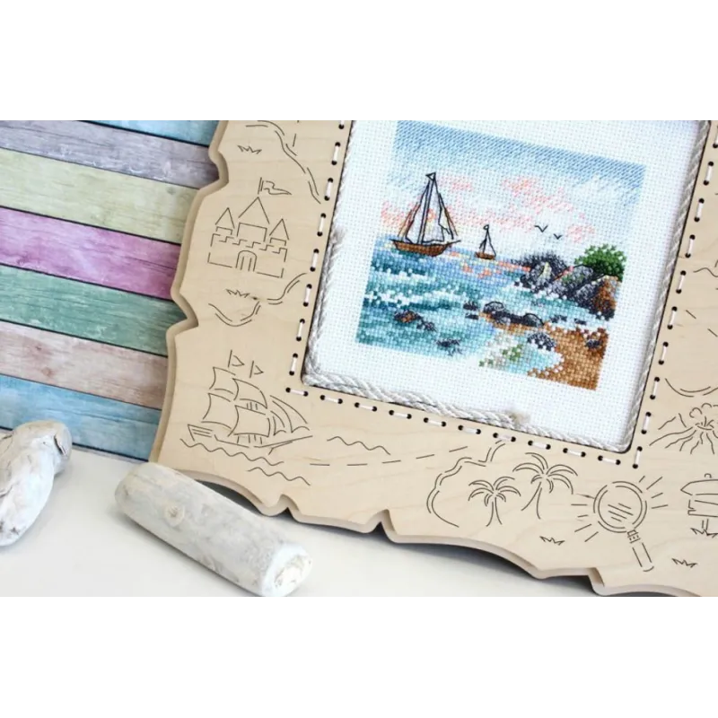 Cross stitch kit "On the sea wave" SM-642