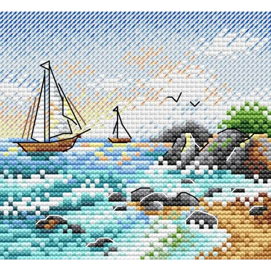Kreuzstich "Auf der Meereswelle" SM-642
