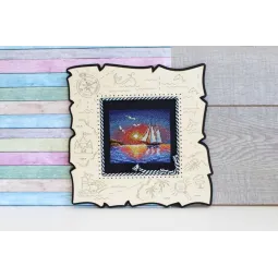 Cross stitch kit "In the open sea" SM-658