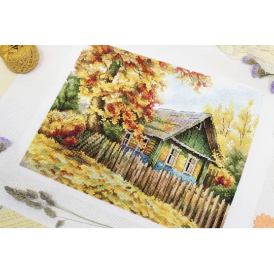 Cross stitch kit "House on the hill" SNV-839