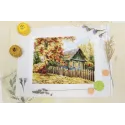 Cross stitch kit "House on the hill" SNV-839