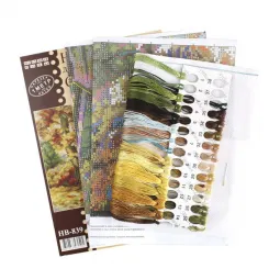 Kreuzstich-Set "Haus auf dem Hügel" SNV-839