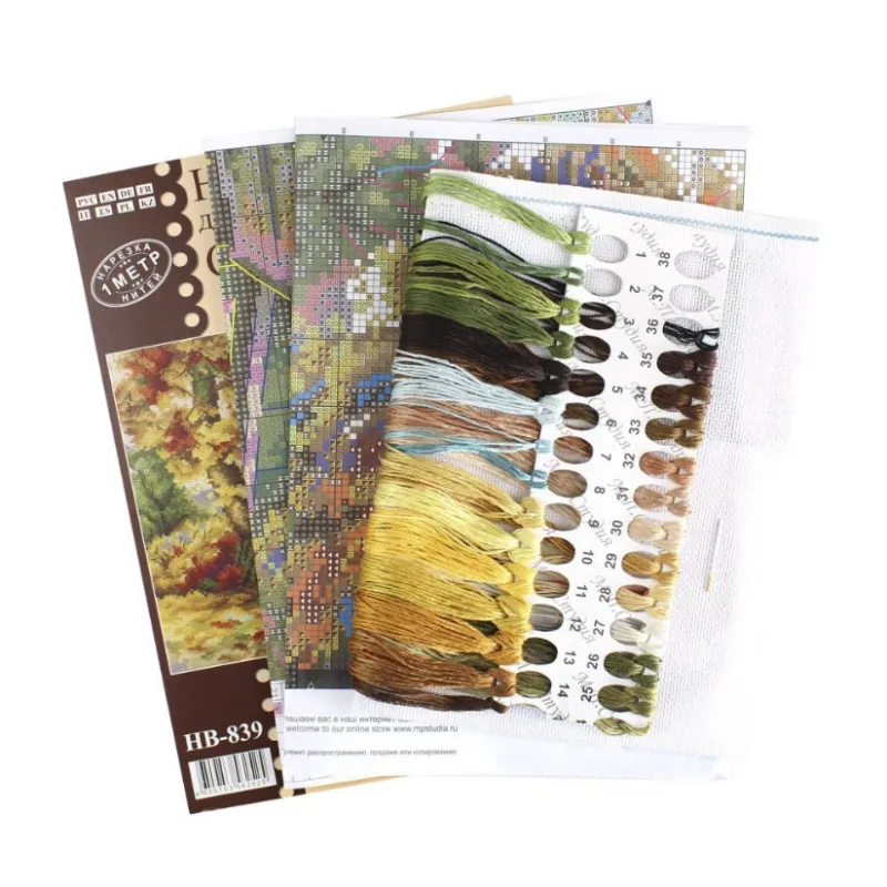 Набор для вышивания крестом "Дом на холме" SNV-839