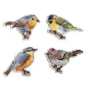 Kit de point de croix "Oiseaux exprimés. Aimants" SR-892
