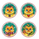 Cross stitch kit "Cats. Badges. Magnets" ST-977