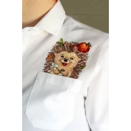 Водорастворимый холст для вышивки крестом "Ёжик" SV-811