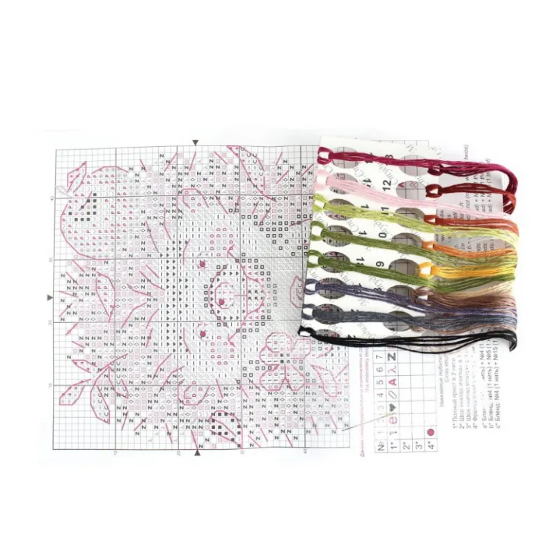 Kit de point de croix sur toile hydrosoluble "Hérisson" SV-811