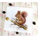 Cross stitch kit "Fluffy beauty" SNV-758