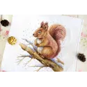 Cross stitch kit "Fluffy beauty" SNV-758