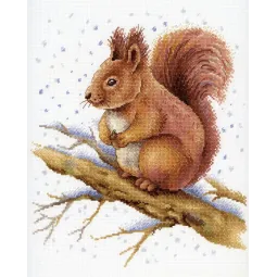 Набор для вышивания крестиком "Fluffy beauty" SNV-758