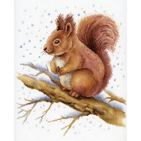 Набор для вышивания крестиком "Fluffy beauty" SNV-758