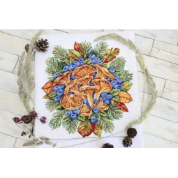Kit de point de croix "Trésors de la forêt" SNV-772
