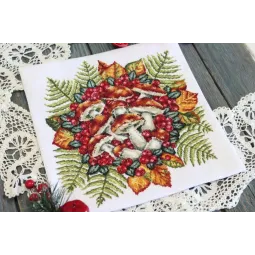 Набор для вышивания крестиком "По лесным тропинкам" SNV-782