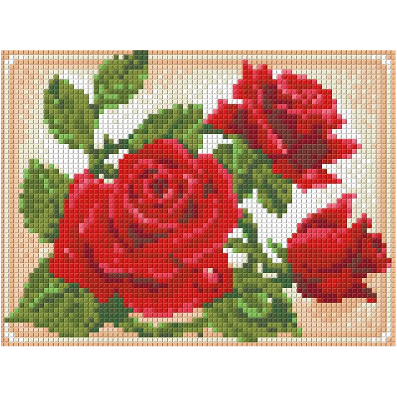 Diamond Painting kit "Young Rose" 20*15 cm AM1446