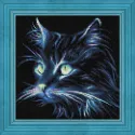 Kit de peinture diamant "Chat néon" AM1709