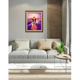 Piešimas pagal skaičius rinkinys Levandų aromatai 40x50 cm W014