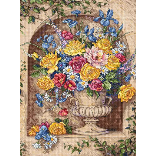 Counted cross stitch kit "Neo Classic Alcove" 32x42cm SLETIL8079