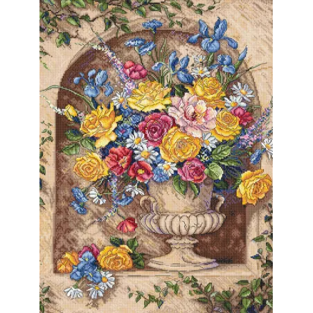 Counted cross stitch kit "Neo Classic Alcove" 32x42cm SLETIL8079