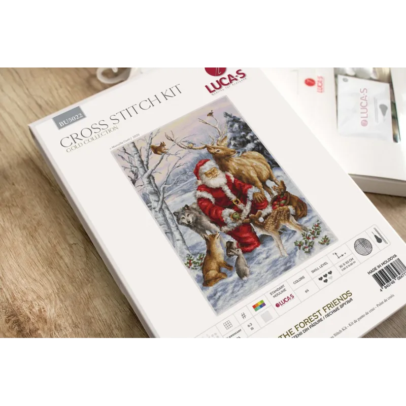 Набор для вышивания крестом «Лесные друзья» 30x43см SBU5022