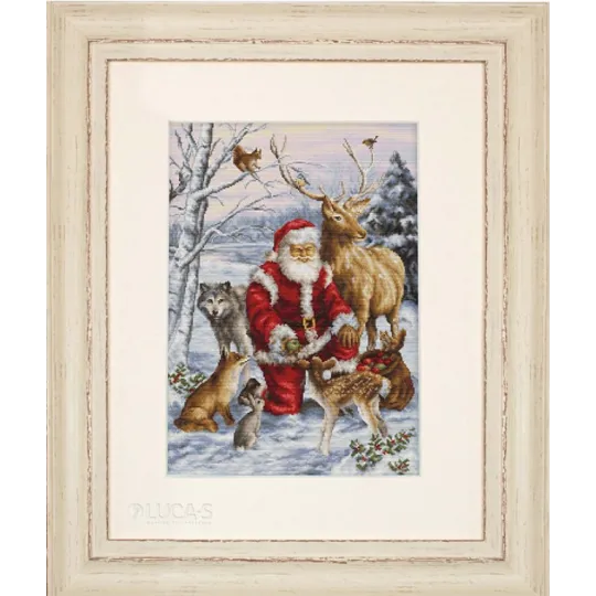 Gezählter Kreuzstich-Set "Die Waldfreunde" 30x43cm SBU5022