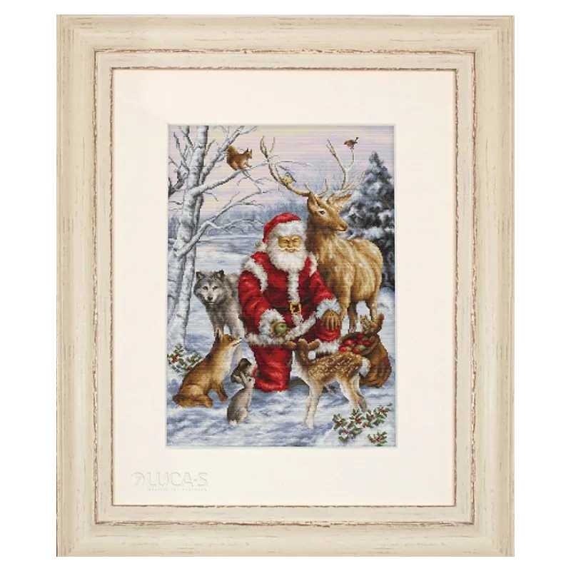 Набор для вышивания крестом «Лесные друзья» 30x43см SBU5022