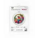 Counted Cross Stitch Kit with Hoop Included "The Tropical Parrot" SBC201