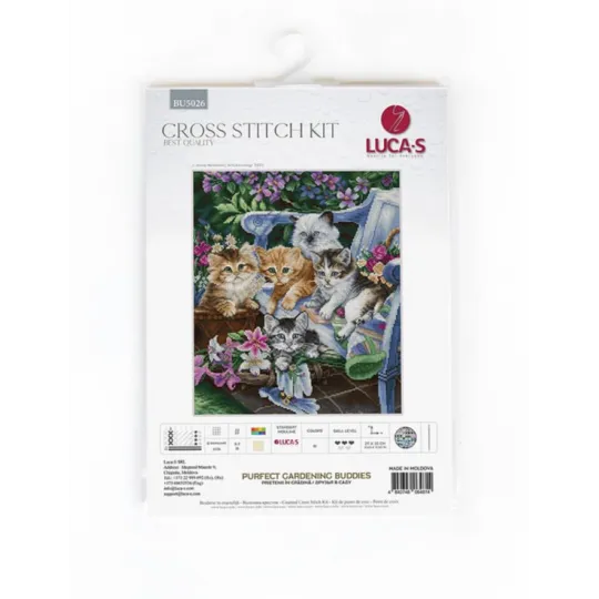 Zähl-Kreuzstich-Set "Purfect Gardening Buddies" SBU5026