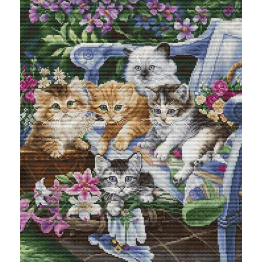 Zähl-Kreuzstich-Set "Purfect Gardening Buddies" SBU5026