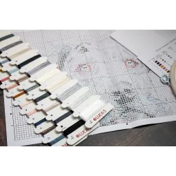 Counted Cross Stitch Kit with Hoop Included "The Dalmatian" 15x16cm SBC208