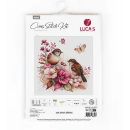 Counted Cross Stitch kit "The Birds- Spring" 22x21cm SB2420