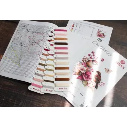 Counted Cross Stitch kit "The Birds- Spring" 22x21cm SB2420