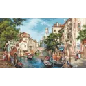 Petit Point Kit "The streets of San Polo" 39x23 cm SG589