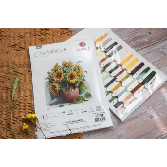 Counted Cross Stitch kit "The Sunflowers" 28x30cm SB7021