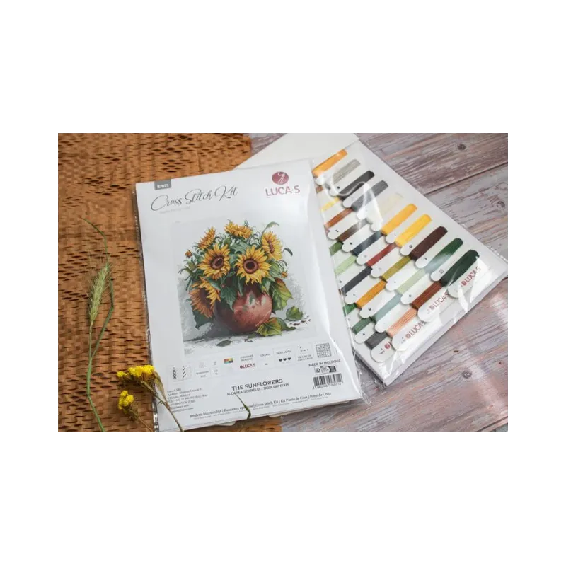 Counted Cross Stitch kit "The Sunflowers" 28x30cm SB7021