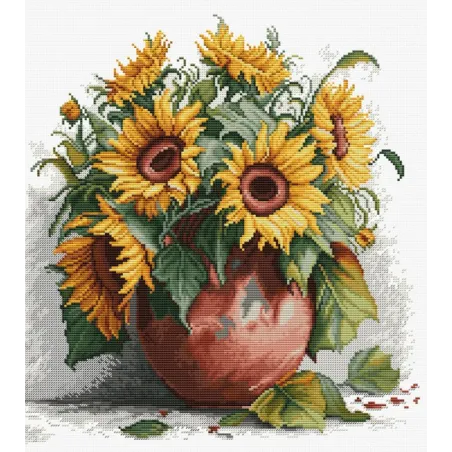 Counted Cross Stitch kit "The Sunflowers" 28x30cm SB7021