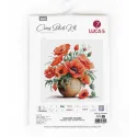 Набор для вышивания крестиком "Летние рубины" 30x30см SB7022
