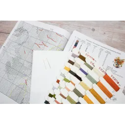 Счётный крест набор «Ваза с подсолнухом» 24x27см SB7025