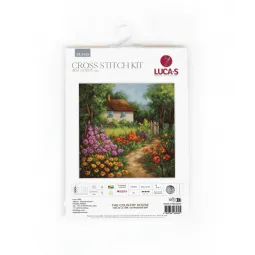 Kit de point de croix compté "La maison de campagne" 30x30cm SBU5029