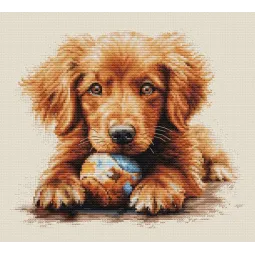 Zählkreuzstich-Set "Die Spielzeit" 22x19cm SBU5037