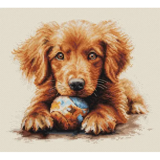 Zählkreuzstich-Set "Die Spielzeit" 22x19cm SBU5037