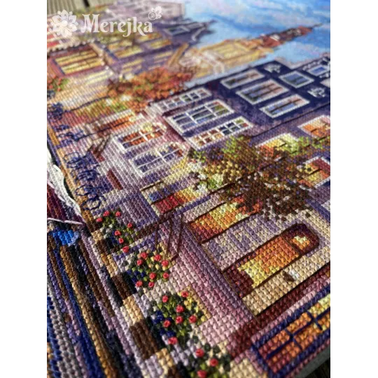 Zählmuster-Kreuzstich-Set "Amsterdam" 30x39,5 SK232