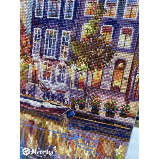 Zählmuster-Kreuzstich-Set "Amsterdam" 30x39,5 SK232