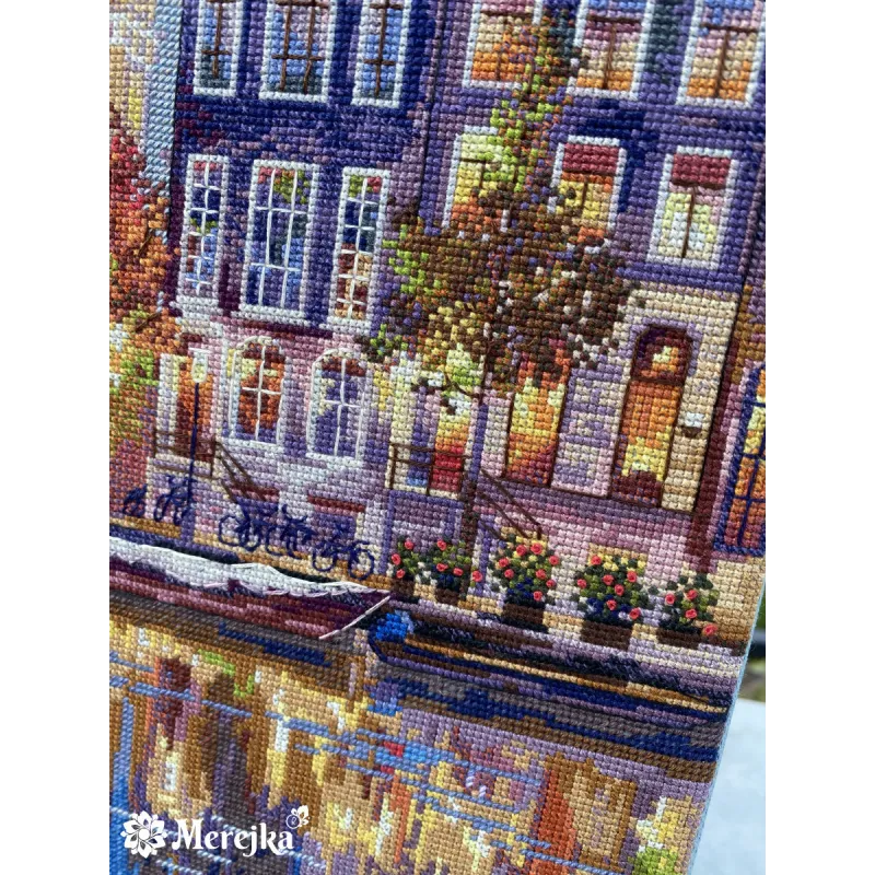 Suskaičiuotas siuvinėjimo kryželiu rinkinys "Amsterdam" 30x39,5 SK232