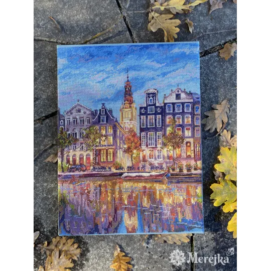 Gezählter Kreuzstich-Kit "Amsterdam" 30x39,5 SK232