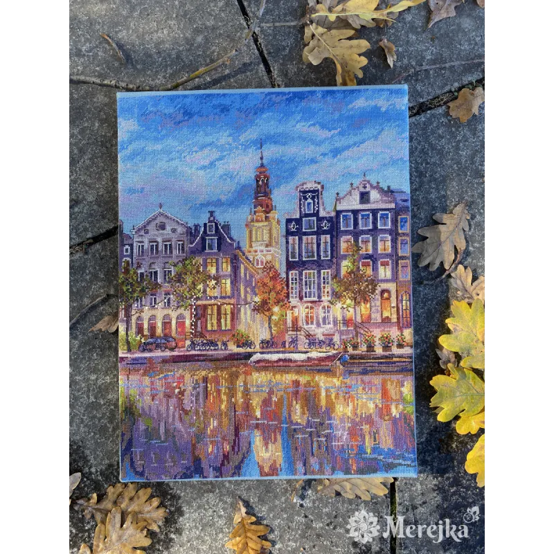Gezählter Kreuzstich-Kit "Amsterdam" 30x39,5 SK232