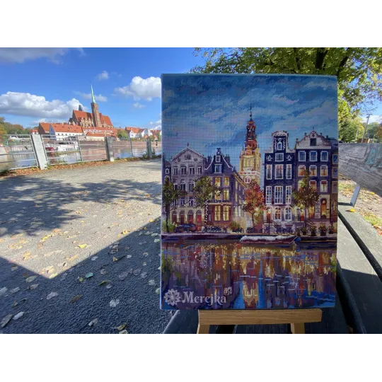 Zählmuster-Kreuzstich-Set "Amsterdam" 30x39,5 SK232