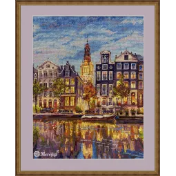 Counted Cross Stitch kit "Amsterdam" 30x39,5 SK232