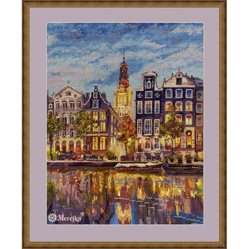 Suskaičiuotas siuvinėjimo kryželiu rinkinys "Amsterdam" 30x39,5 SK232