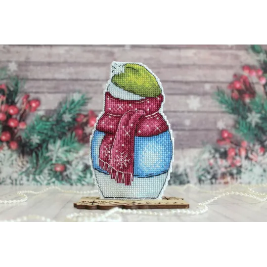 Bonhomme de neige avec sapin de Noël SR-843